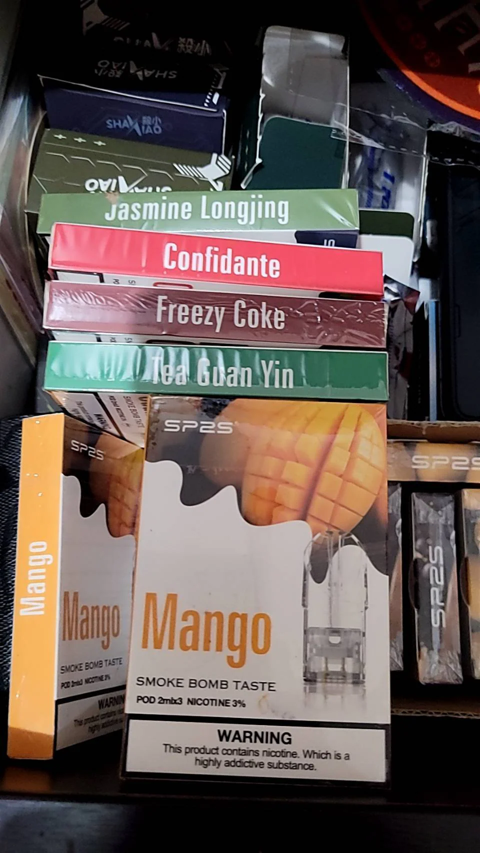 台湾SP2S PRO思博瑞電子 菸透明適配一代霧化煙彈|超柔煙草 2ml:圖片 3