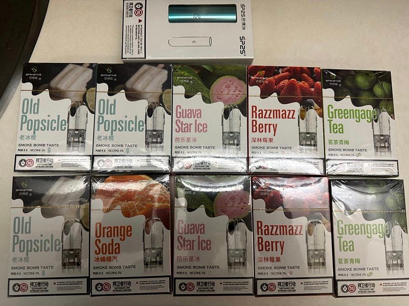 【現貨供應】SP2S 電子煙菸彈 正品透明彈 約500口暢吸 # 多肉葡萄:圖片 2